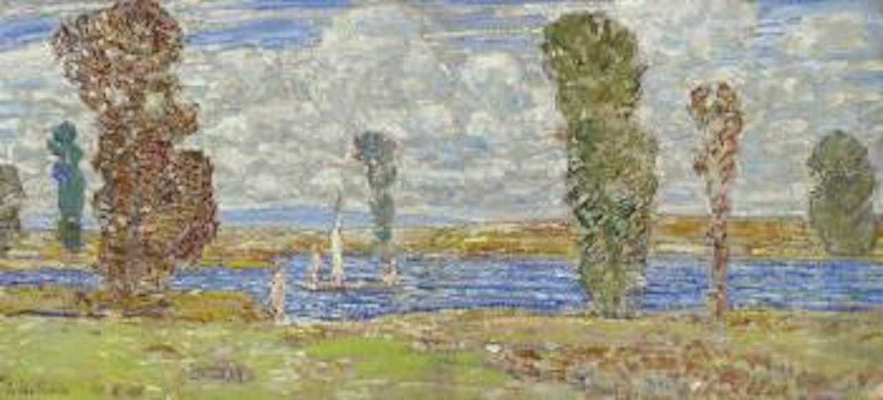 Sunny Day, Long Island by Childe Hassam