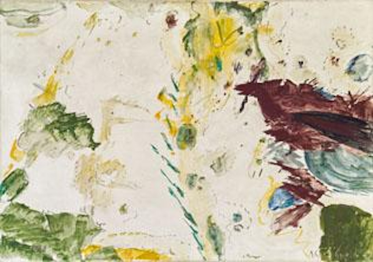 Wie eine Landschaft by Max Weiler