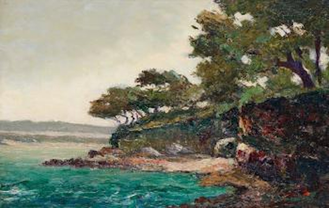 Paysage au bord de mer, aux environs de Pornic by Jean Julien Lemordant
