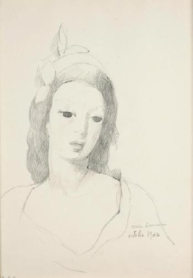 Portrait de jeune fille by Marie Laurencin