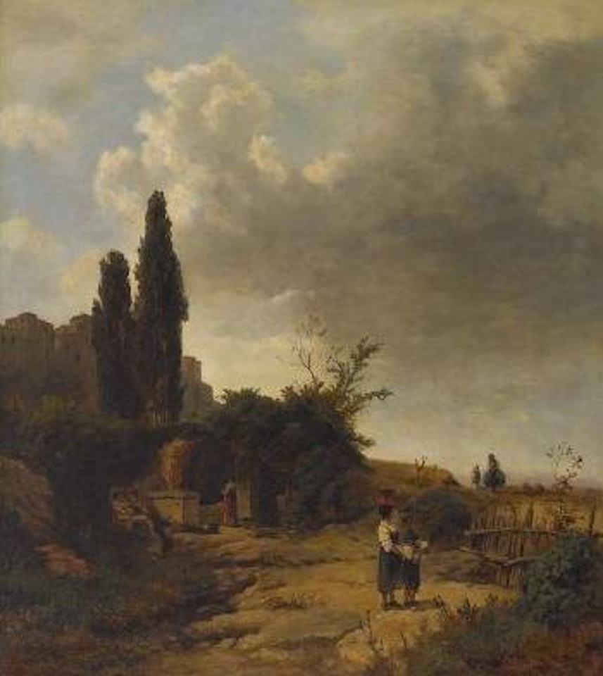 Italienische Landschaft by Oswald Achenbach