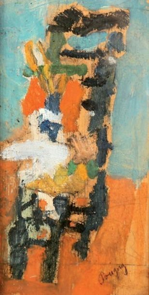 Chaise et boites de couleurs by Jean Pougny