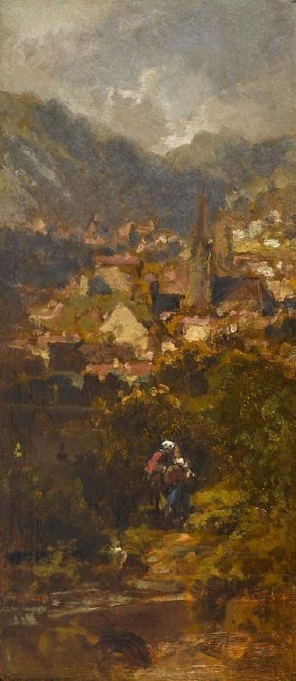 Faust und Gretchen by Carl Spitzweg