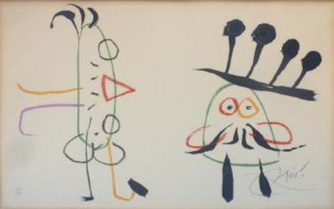 Enfance d'Ubu by Joan Miró