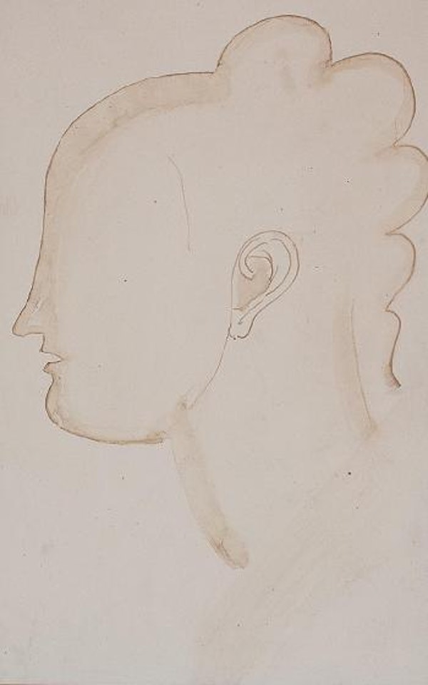 Profile of a woman by Elie Nadelman