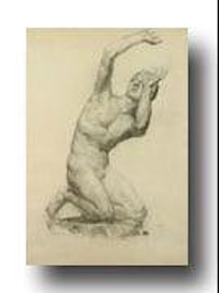 Nu s'agenouillant by James Ensor