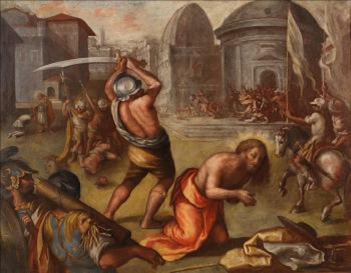 Scène de Martyr by Italian School