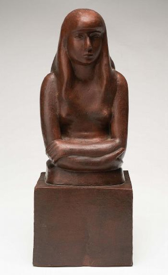 Dahlov, the artist's daughter by William Zorach
