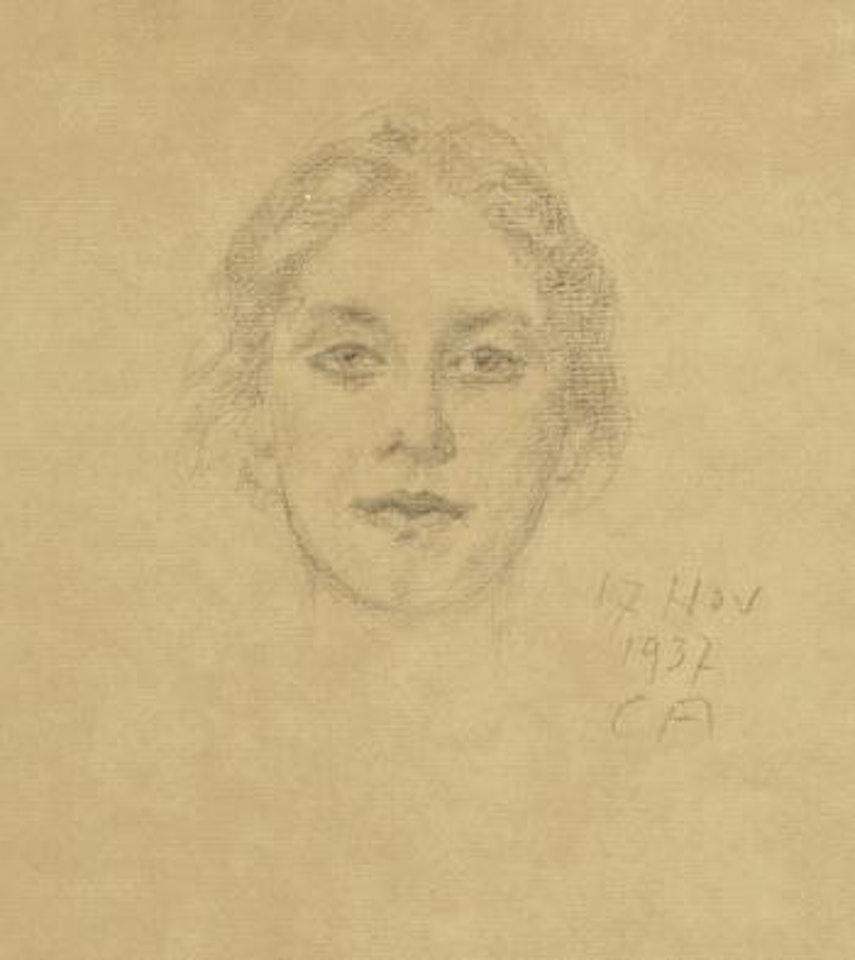 Bildnis eines jungen Mädchens by Cuno Amiet