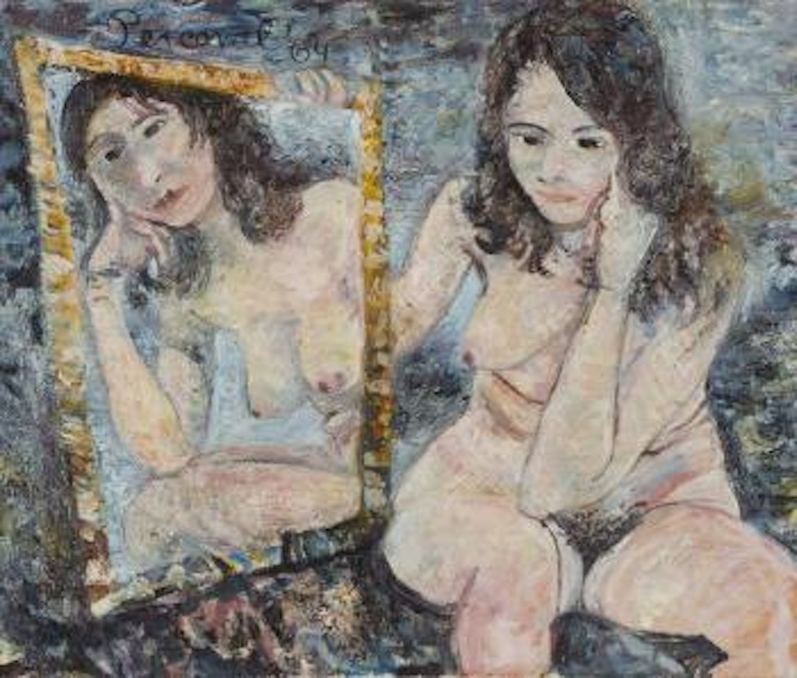 Cathy and the Mirror by John Perceval