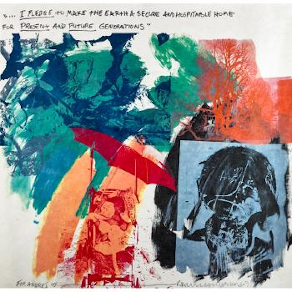 Last Turn, Your Turn by Robert Rauschenberg