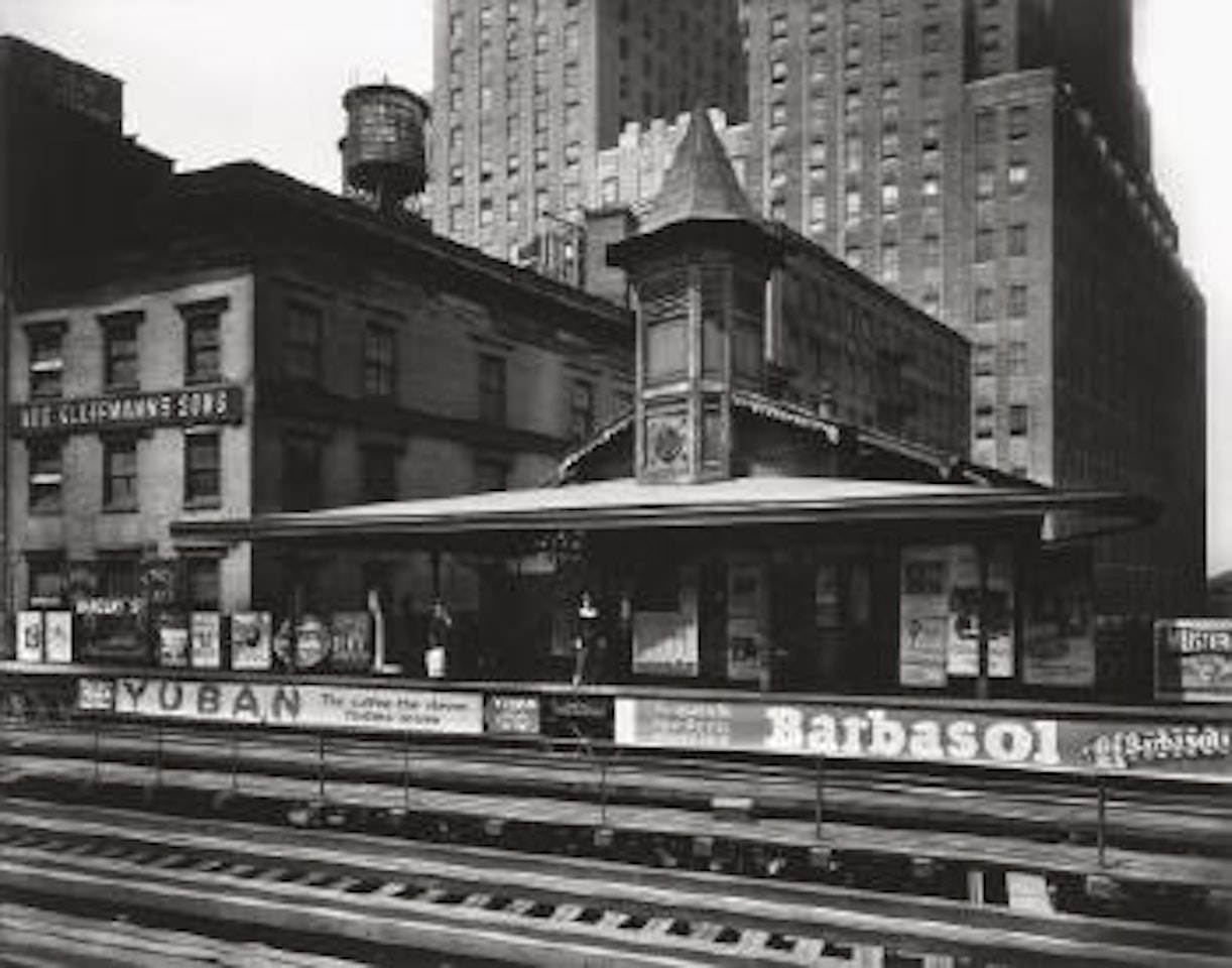 Barclay Street Station by Berenice Abbott