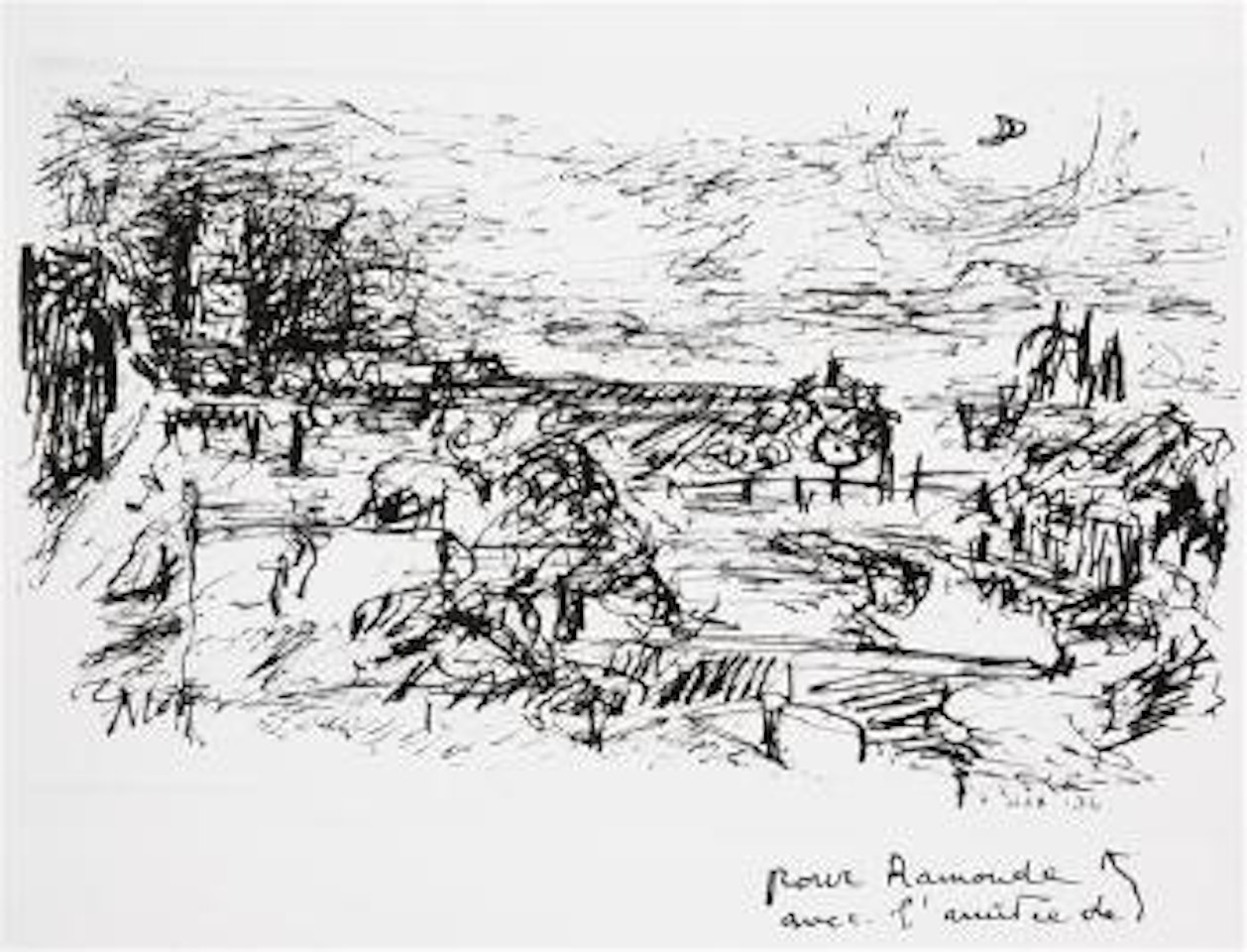 Paysage Dessiné by Henri Cartier-Bresson