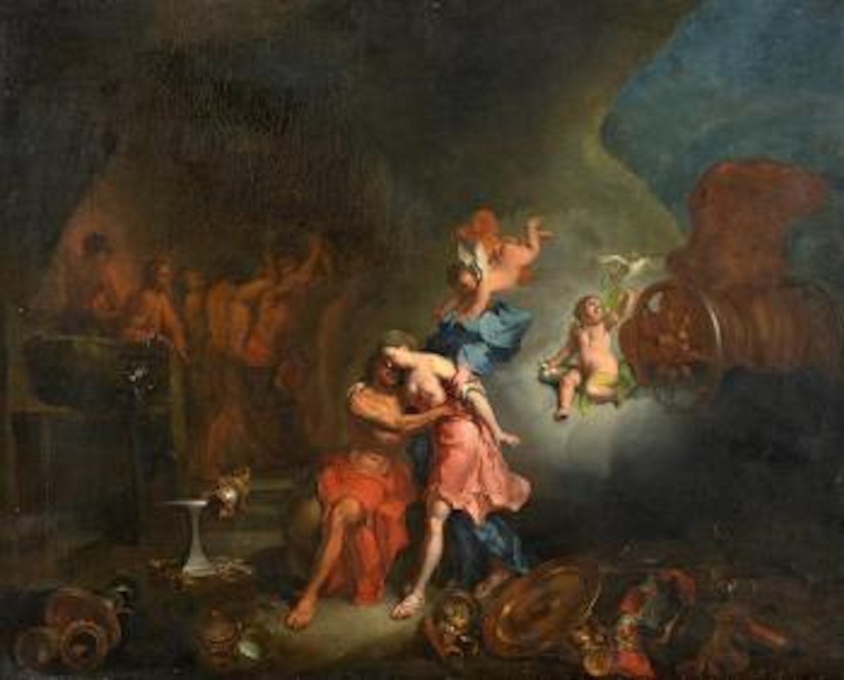 Venus and Mars in the Smithy of the Volcano by Charles-Joseph Natoire