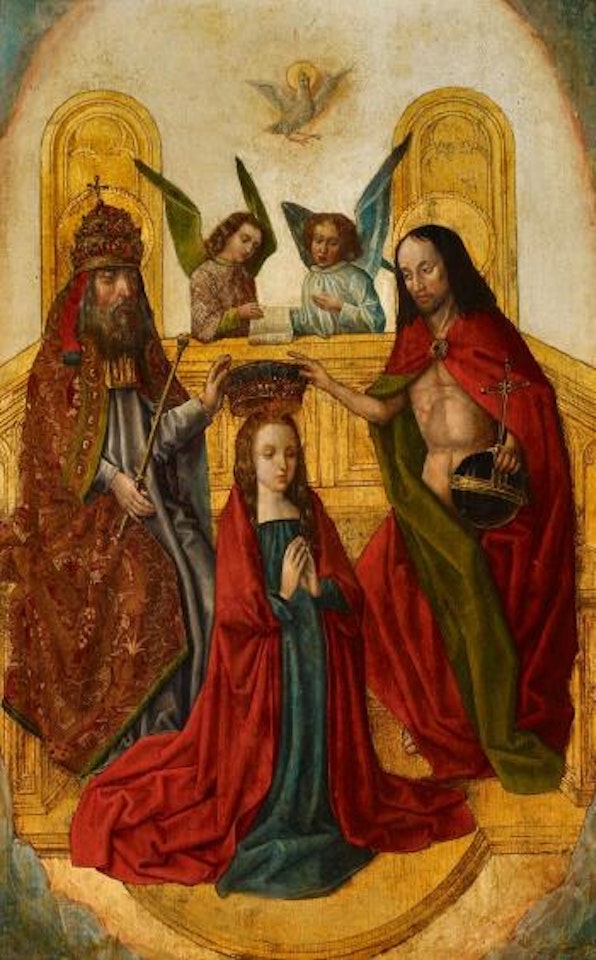 Crowning of Mary by Dutch School