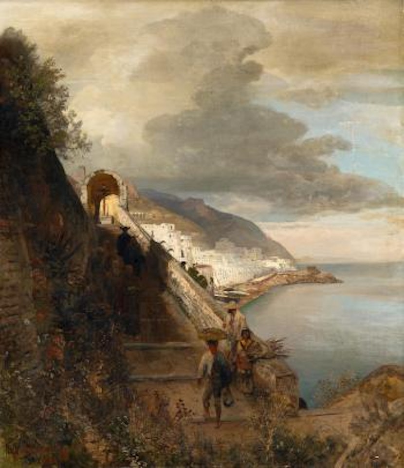 On Capri by Oswald Achenbach