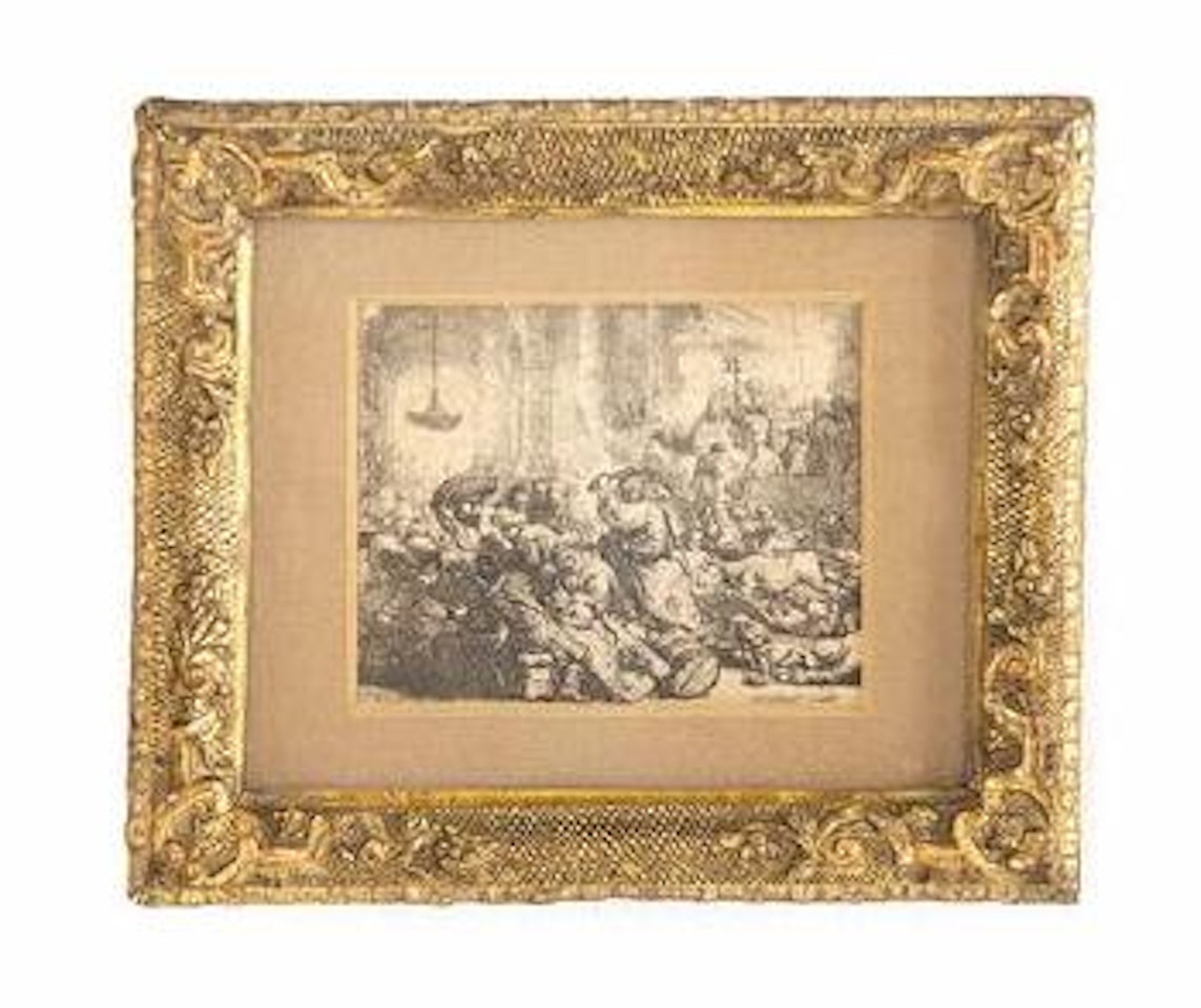 Die Tempelreinigung durch Jesus Christus by Attributed to Rembrandt Harmensz van Rijn