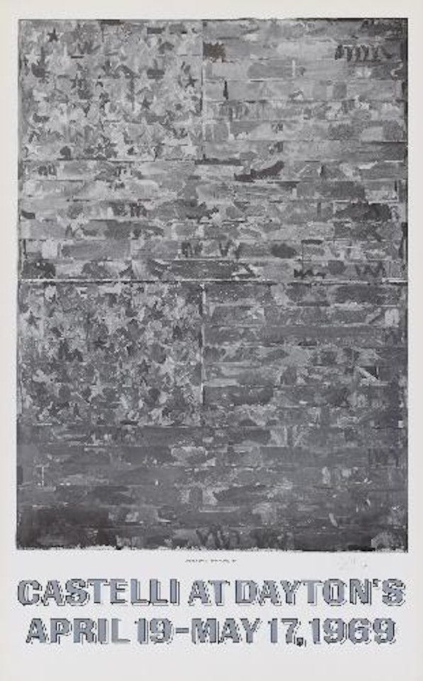 Castelli at Dayton’s (Two flags 1959) by Jasper Johns