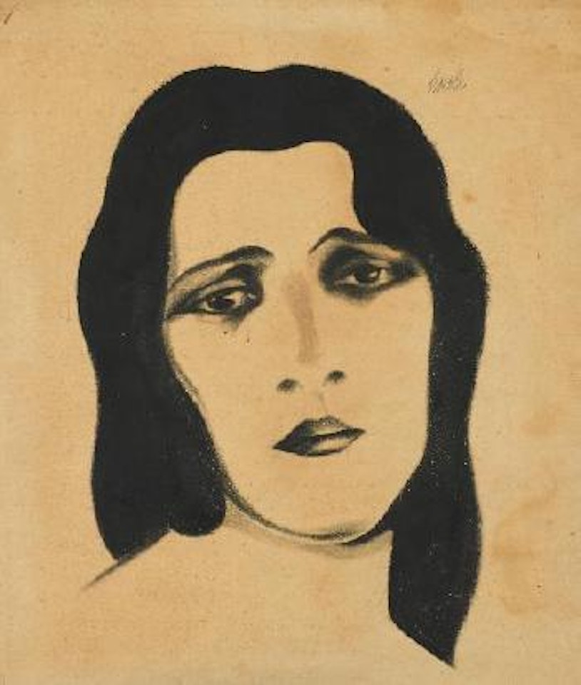 Frauenköpfe (Doppelseitig) by Heinrich Hoerle