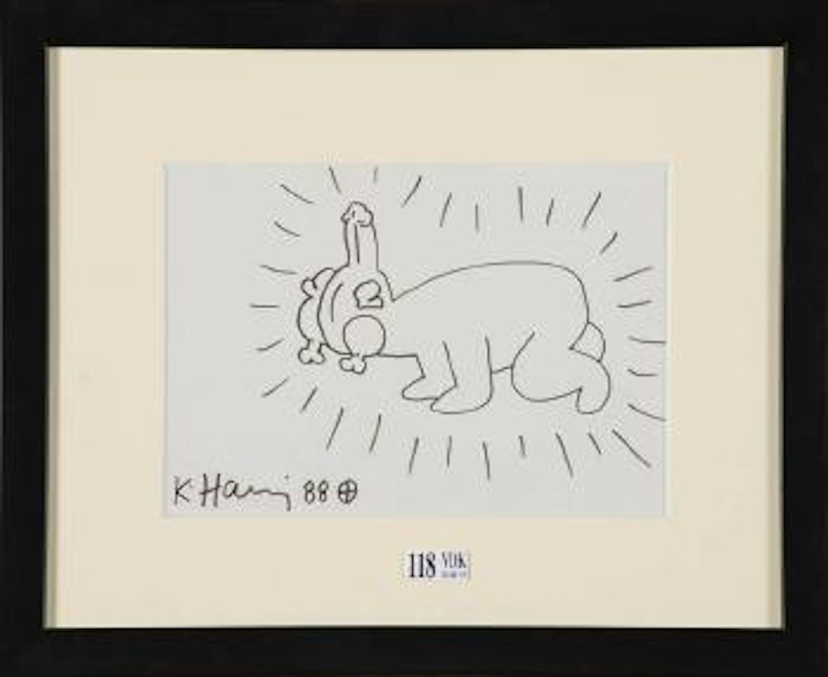 Chickendick by Keith Haring