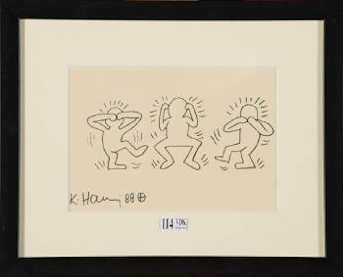 Trois personnages by Keith Haring