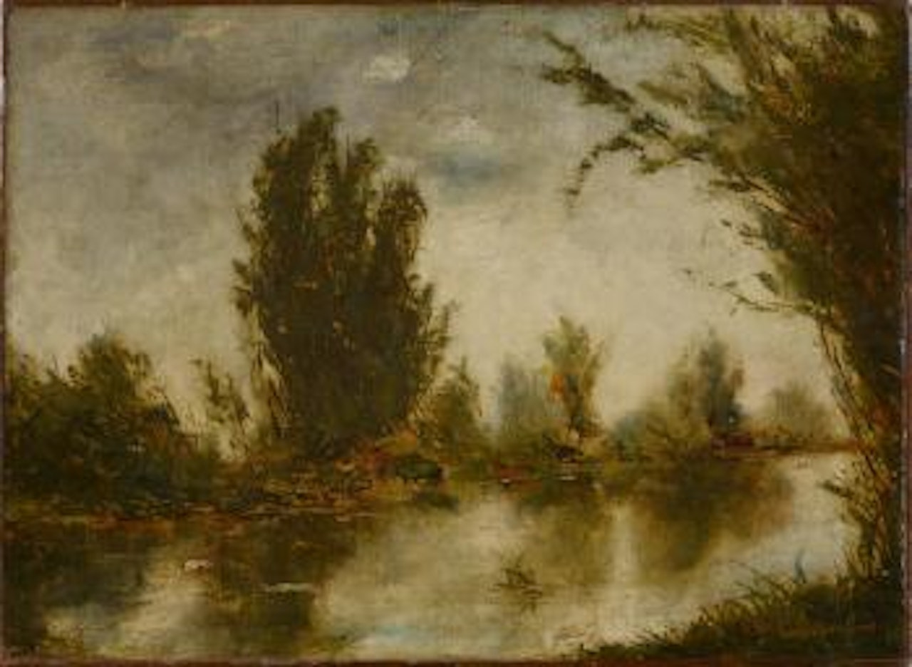La mare aux fées by Gustave Courbet
