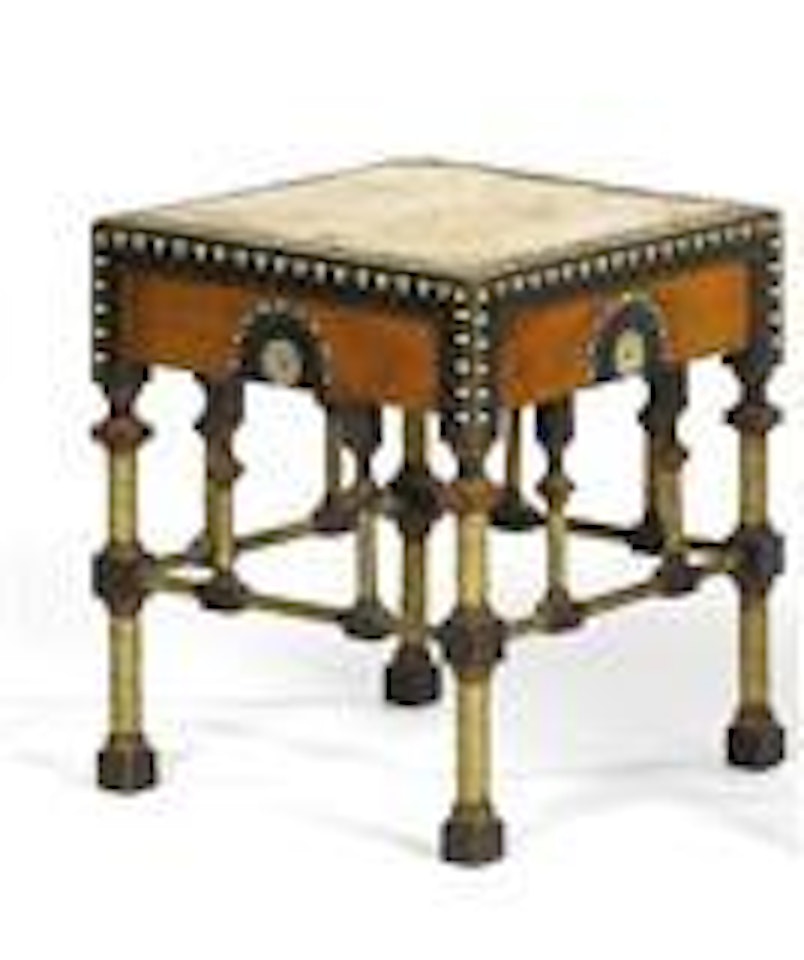 A stool by Carlo Bugatti