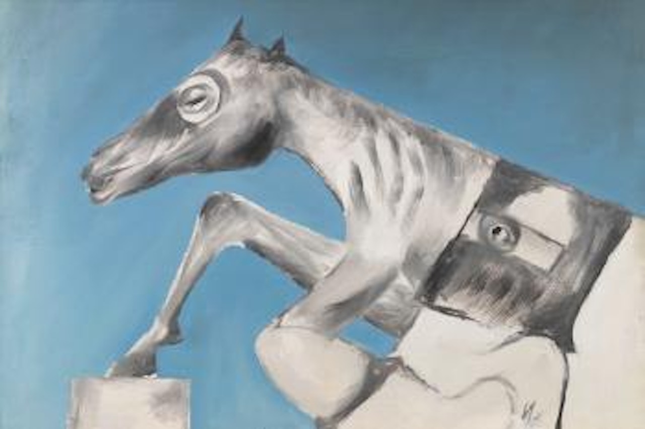 Ned Kelly: Kelly and Horse by Sidney Nolan
