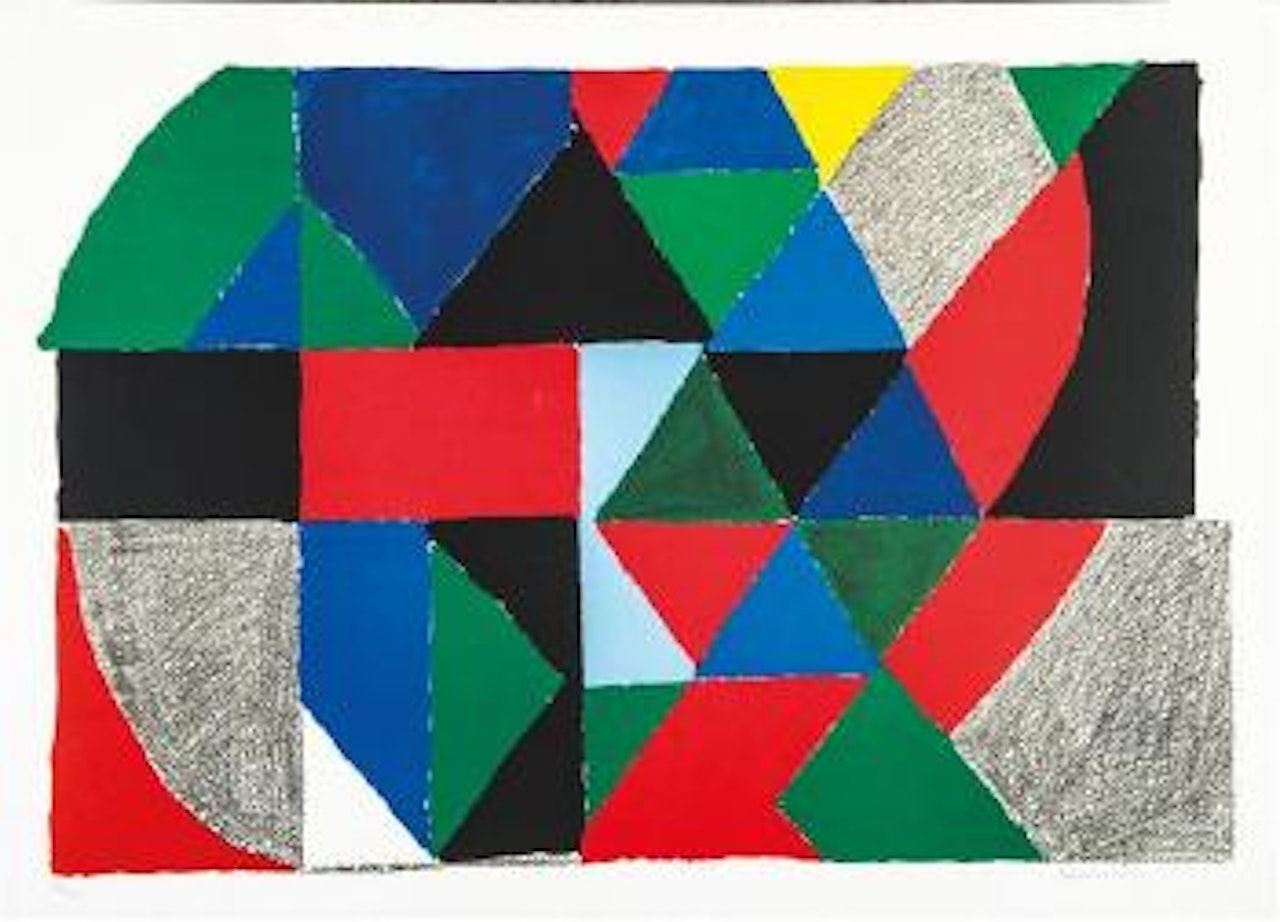 Composition en damier by Sonia Delaunay