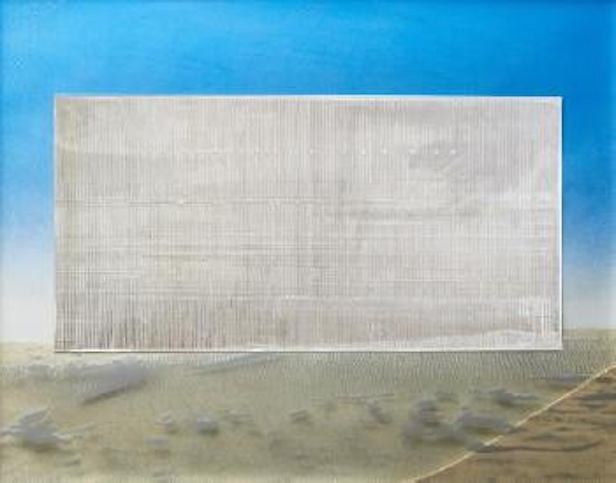 Die Spiegelmauer (Station 2 der Sahara-Edition) by Heinz Mack