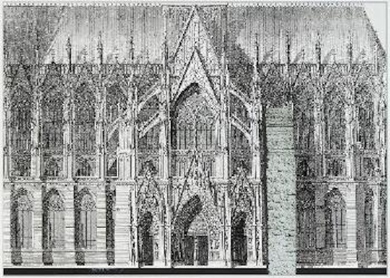 Columne Pro Caelo vor dem Kölner Dom by Heinz Mack