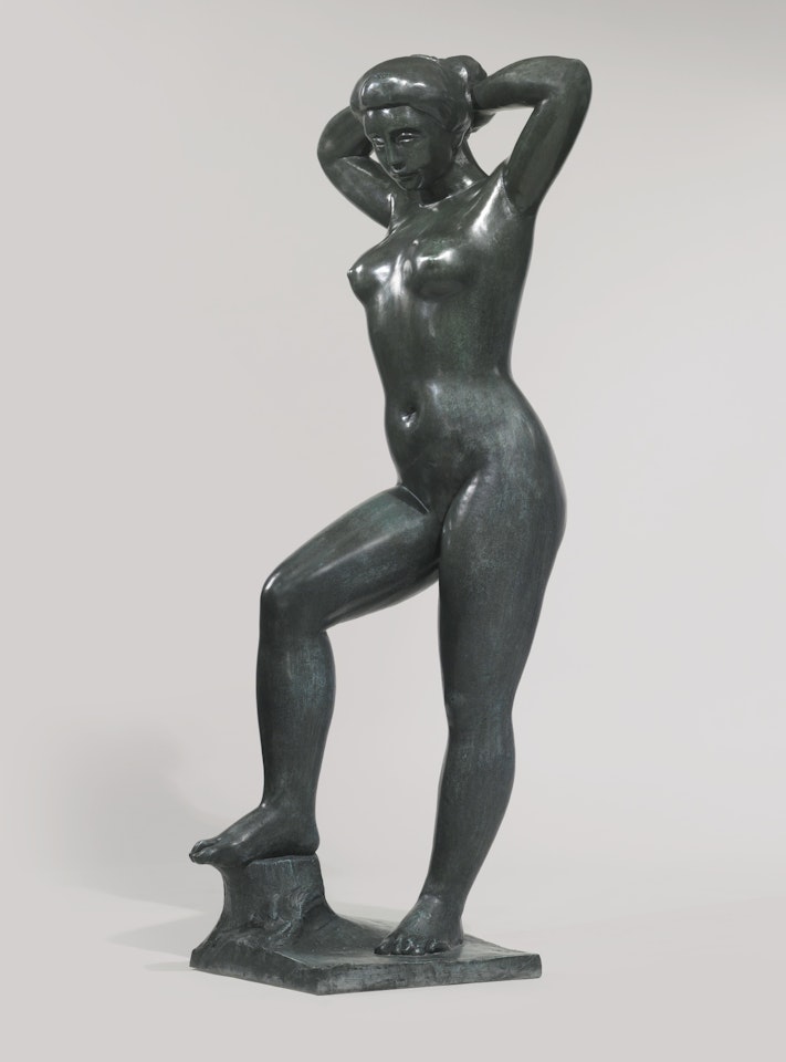NU DEBOUT SE COIFFANT by Aristide Maillol