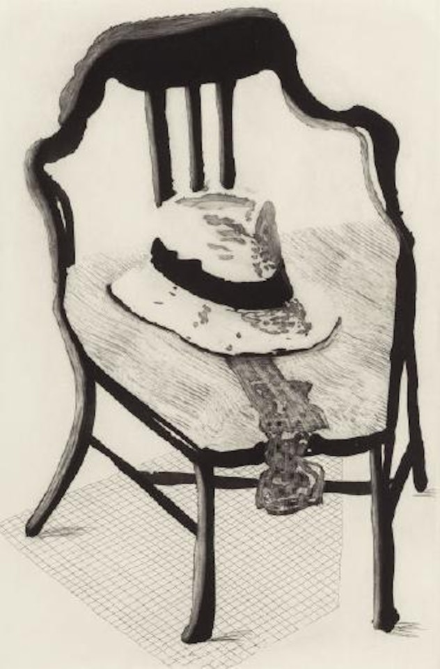 Hat on a Chair (from The Geldzahler Portfolio) by David Hockney