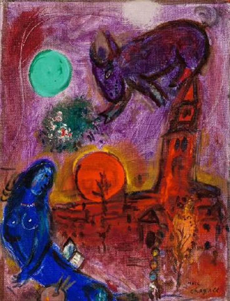 Saint-Germain-des-Prés by Marc Chagall