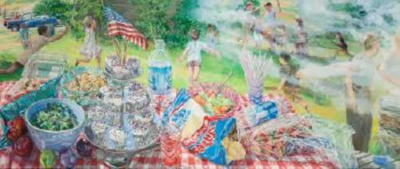 Up in Smoke by Janet Fish