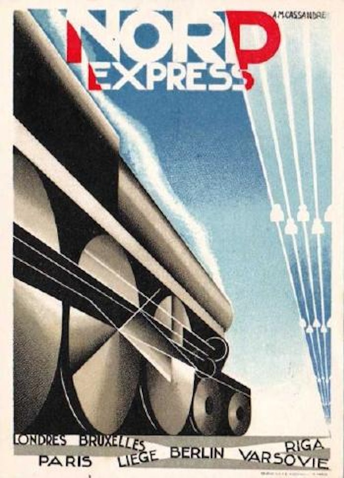 Nord Express by Cassandre (Adolphe Jean-Marie Mouron)
