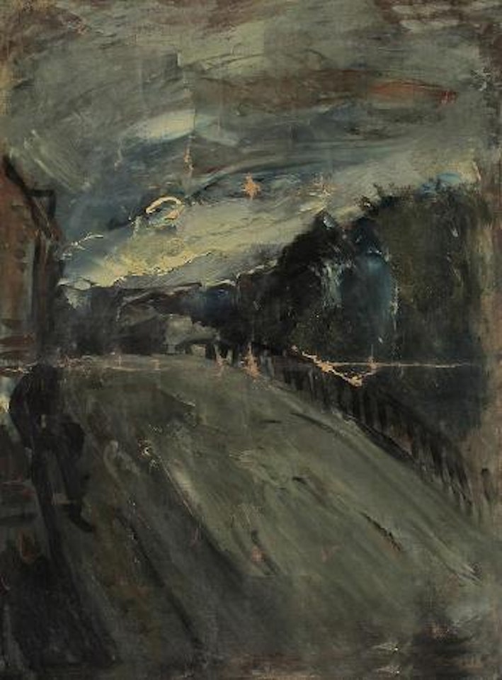 Paysage au personnage by Maurice de Vlaminck