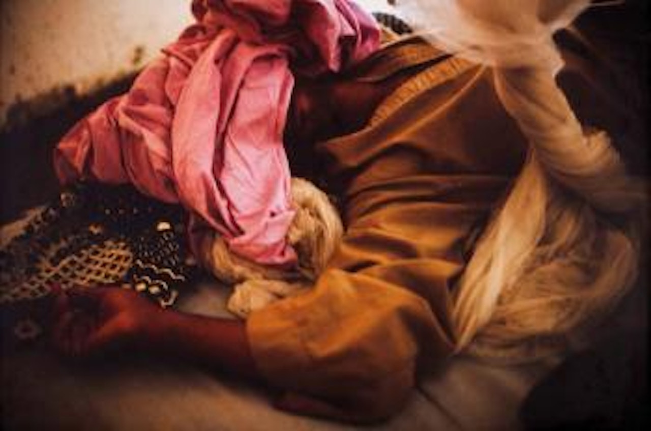 Jabalowe napping, Luxor, Ramadan by Nan Goldin