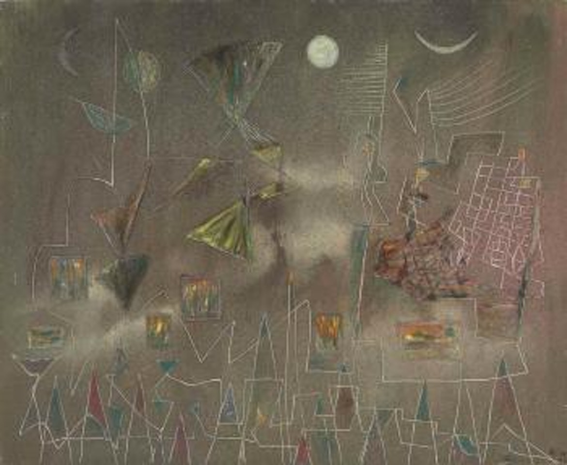 The Sky above the City by Alice Rahon