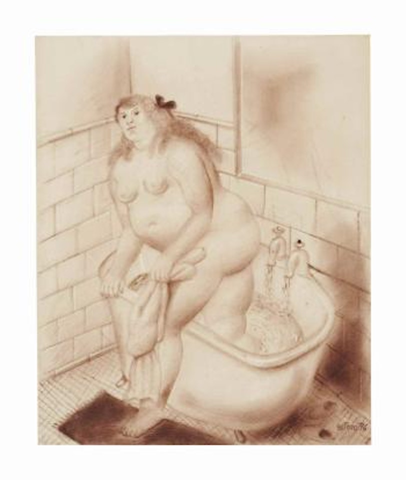 The Bather by Fernando Botero