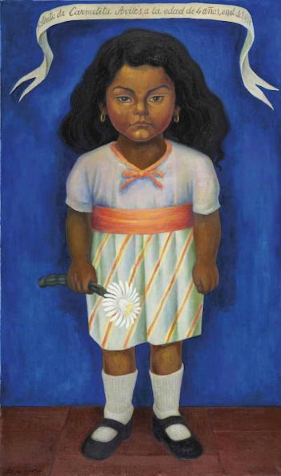Retrato de Carmelita Avilés by Diego Rivera