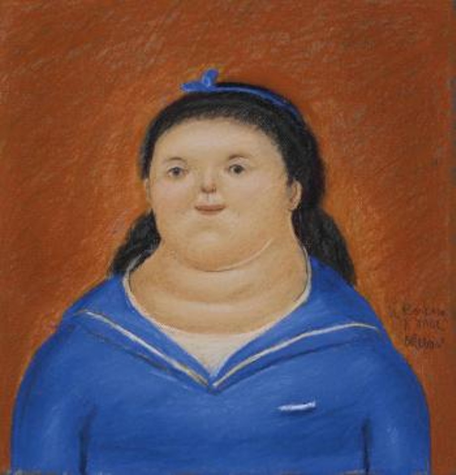 Portrait of a Girl by Fernando Botero