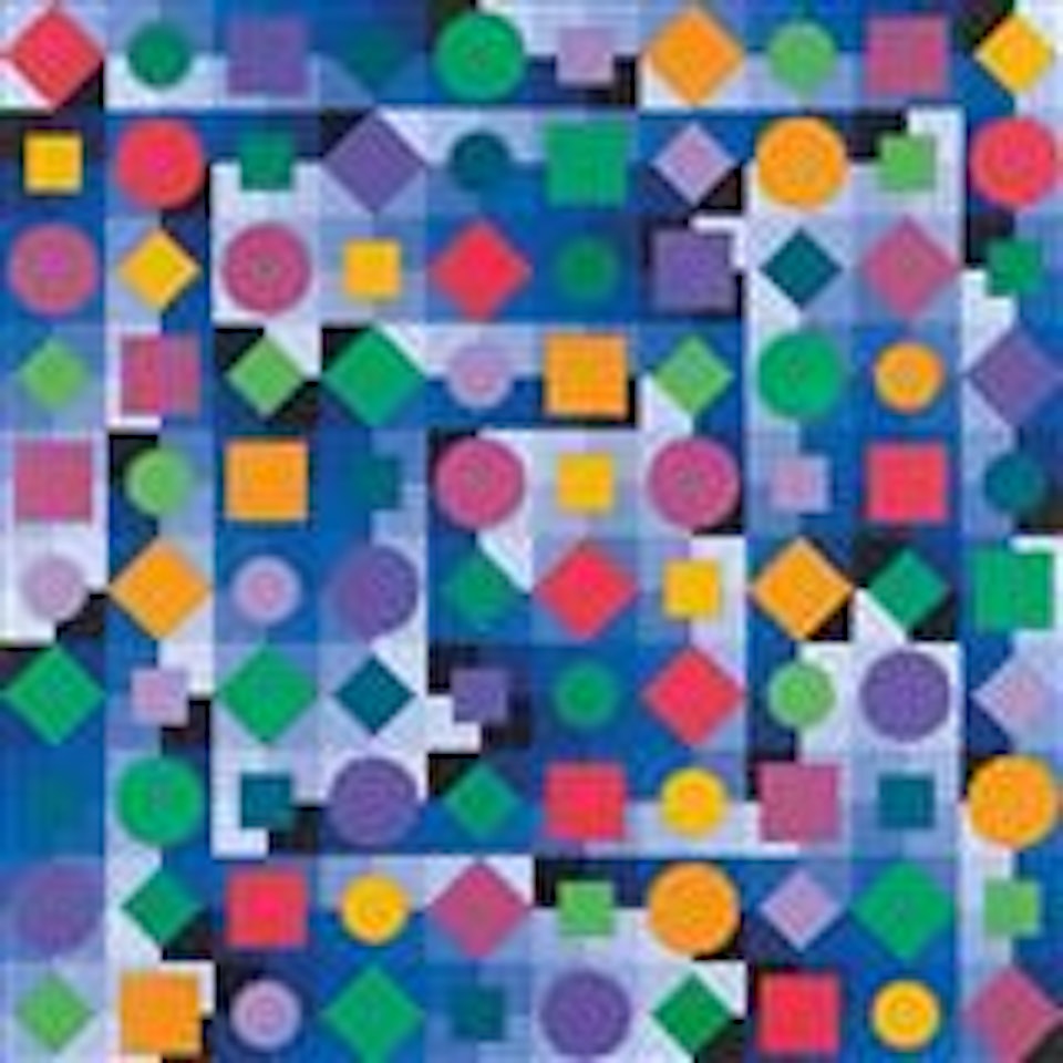 Pint-Bleu by Victor Vasarely