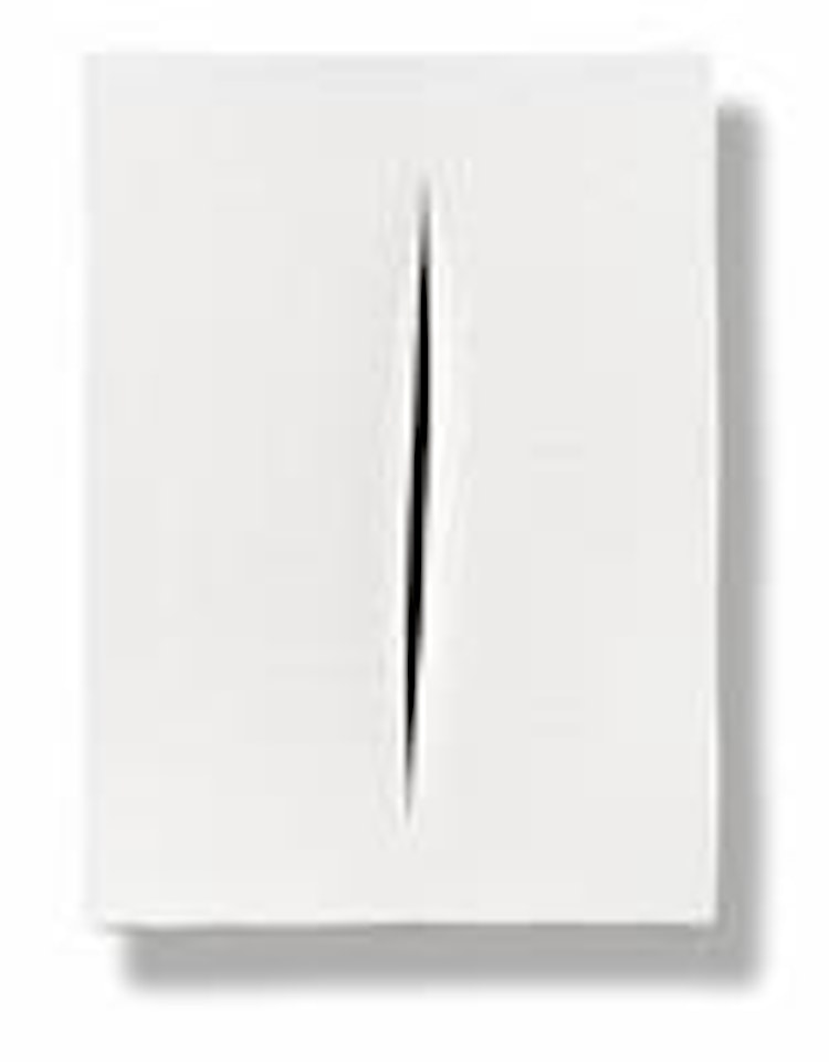 Concetto Spaziale, Attesa by Lucio Fontana