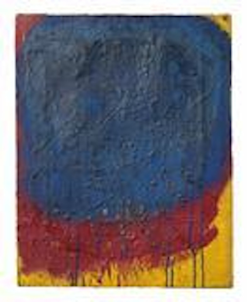 Untitled (overpainting) by Arnulf Rainer