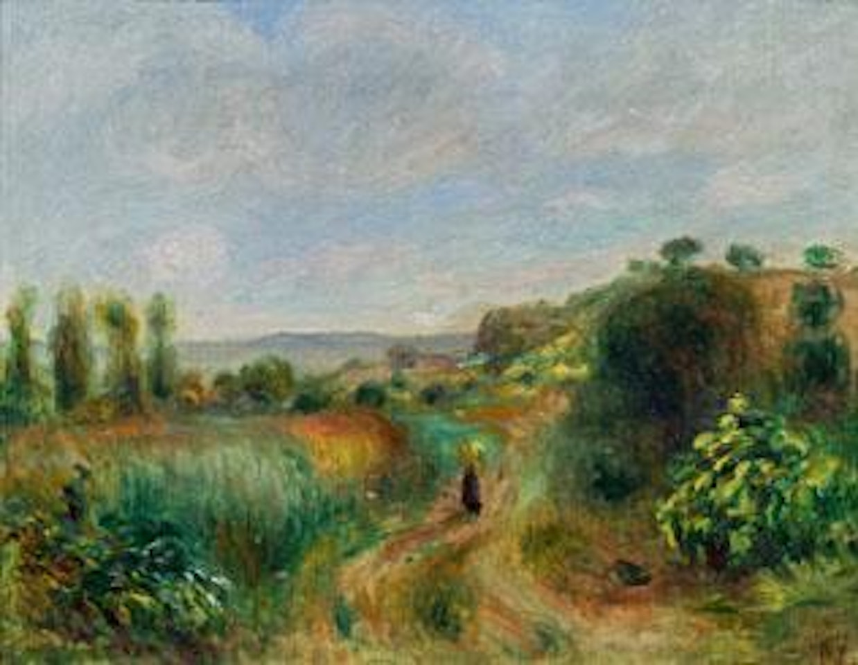 Paysage à Cagnes by Pierre-Auguste Renoir