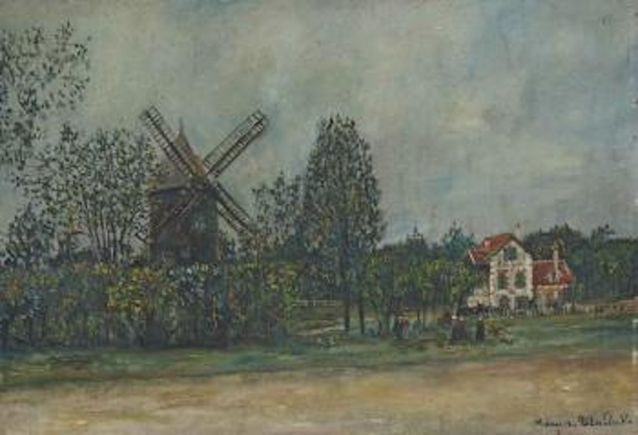 Le moulin du bois de Boulogne by Maurice Utrillo