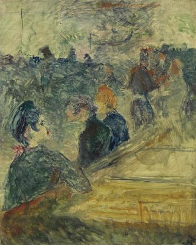 Au bal du Moulin de la Galette by Henri de Toulouse-Lautrec