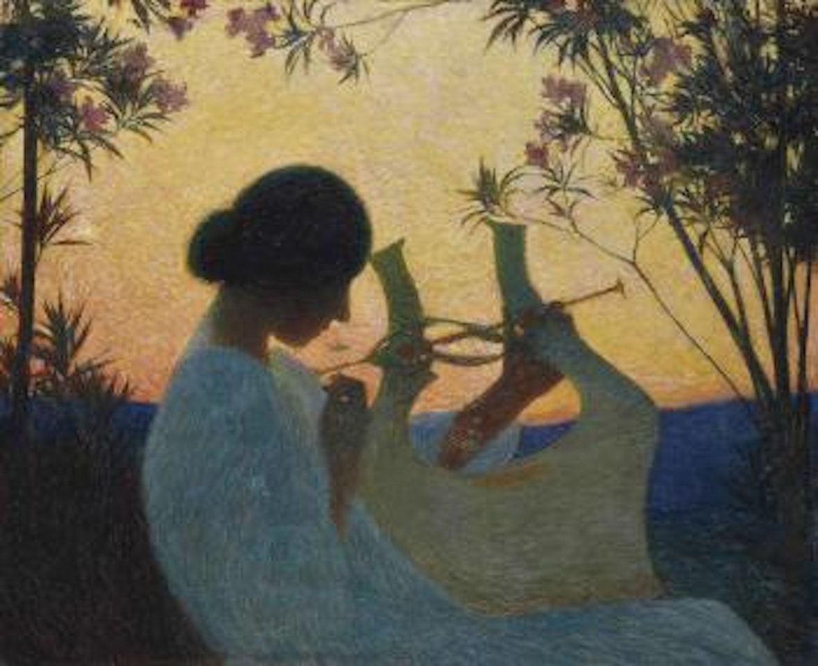 Muse au crépuscule by Henri Jean Guillaume Martin