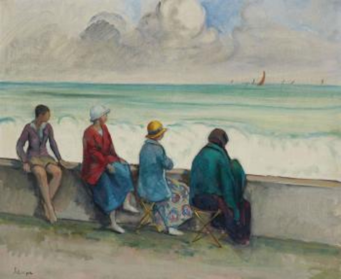Gros temps à Morgat by Henri Lebasque